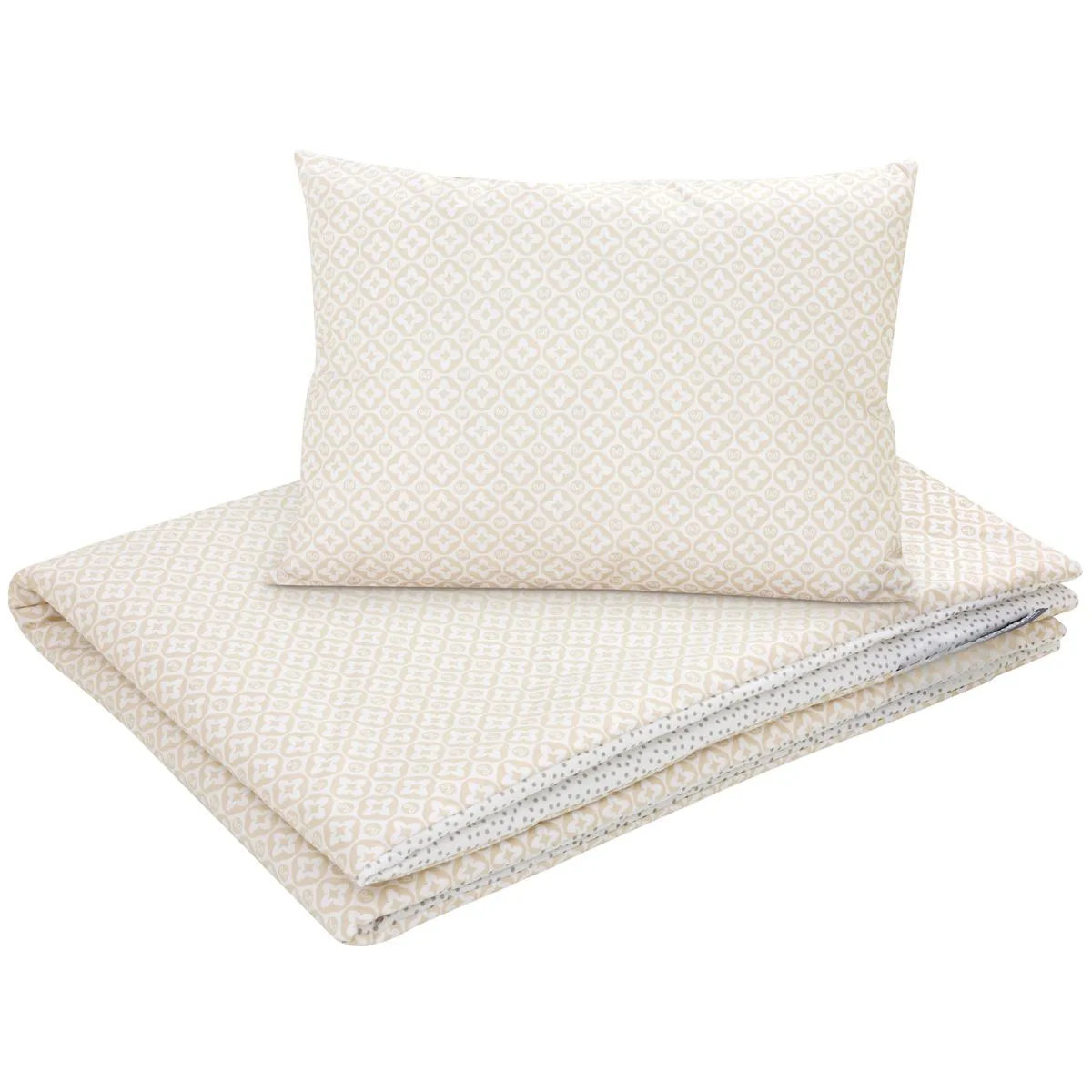Ensemble de literie en coton pour tout-petit 2 pièces avec garnissage couette enfant 135×100 cm et oreiller 60×40 cm Lui Dots Ensemble de literie en coton pour tout-petit 2 pièces avec garnissage couette enfant 135×100 cm et oreiller 60×40 cm Lui Dots