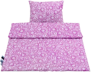 Ensemble de literie en coton pour tout-petit 2 pièces, housse de couette pour enfant 135×100 cm et taie d’oreiller 60×40 cm purple caramella Ensemble de literie en coton pour tout-petit 2 pièces, housse de couette pour enfant 135×100 cm et taie d’oreiller 60×40 cm purple caramella