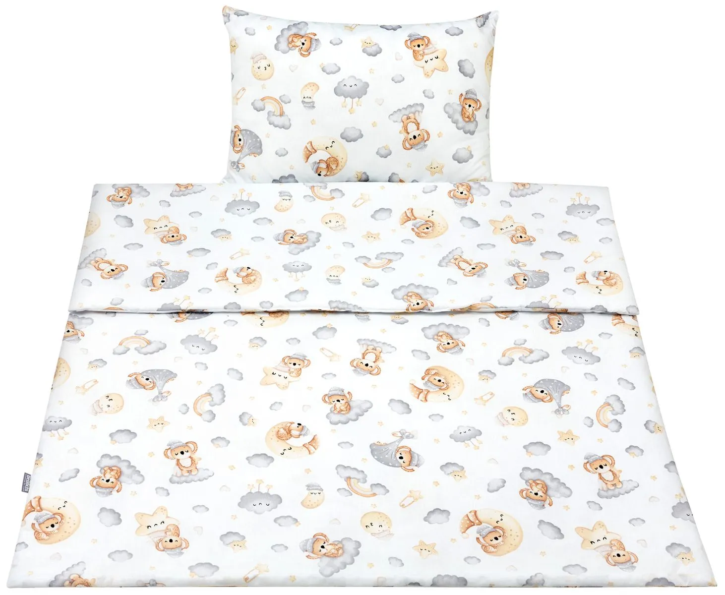 Ensemble de literie pour tout-petit en coton 2 pièces avec remplissage couette enfant 135×100 cm et oreiller 60×40 cm bear star Ensemble de literie pour tout-petit en coton 2 pièces avec remplissage couette enfant 135×100 cm et oreiller 60×40 cm bear star