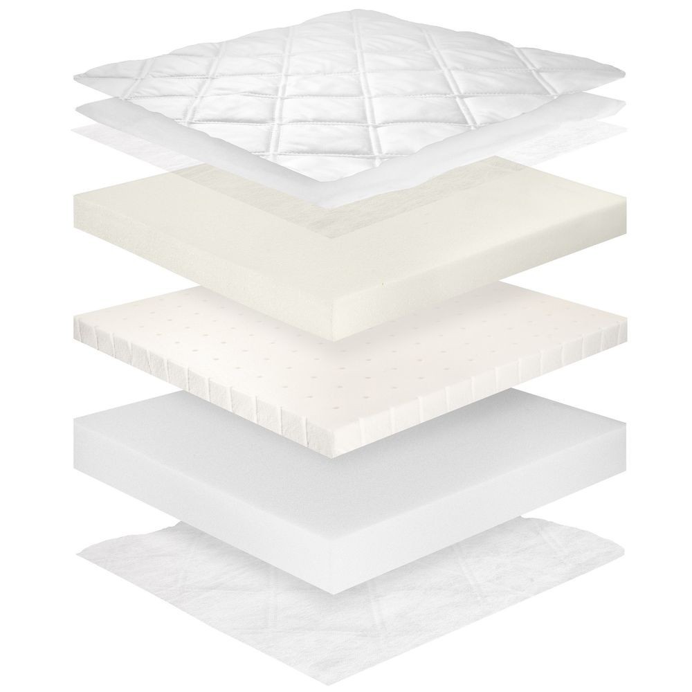 Matelas Gold Foam Latex Visco, épaisseur 14cm, 70x160cm, déhoussable