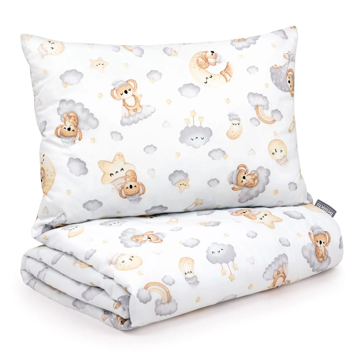 Ensemble de literie pour tout-petit en coton 2 pièces, housse de couette pour enfant 135×100 cm et taie d’oreiller 60×40 cm star bear Ensemble de literie pour tout-petit en coton 2 pièces, housse de couette pour enfant 135×100 cm et taie d’oreiller 60×40 cm star bear