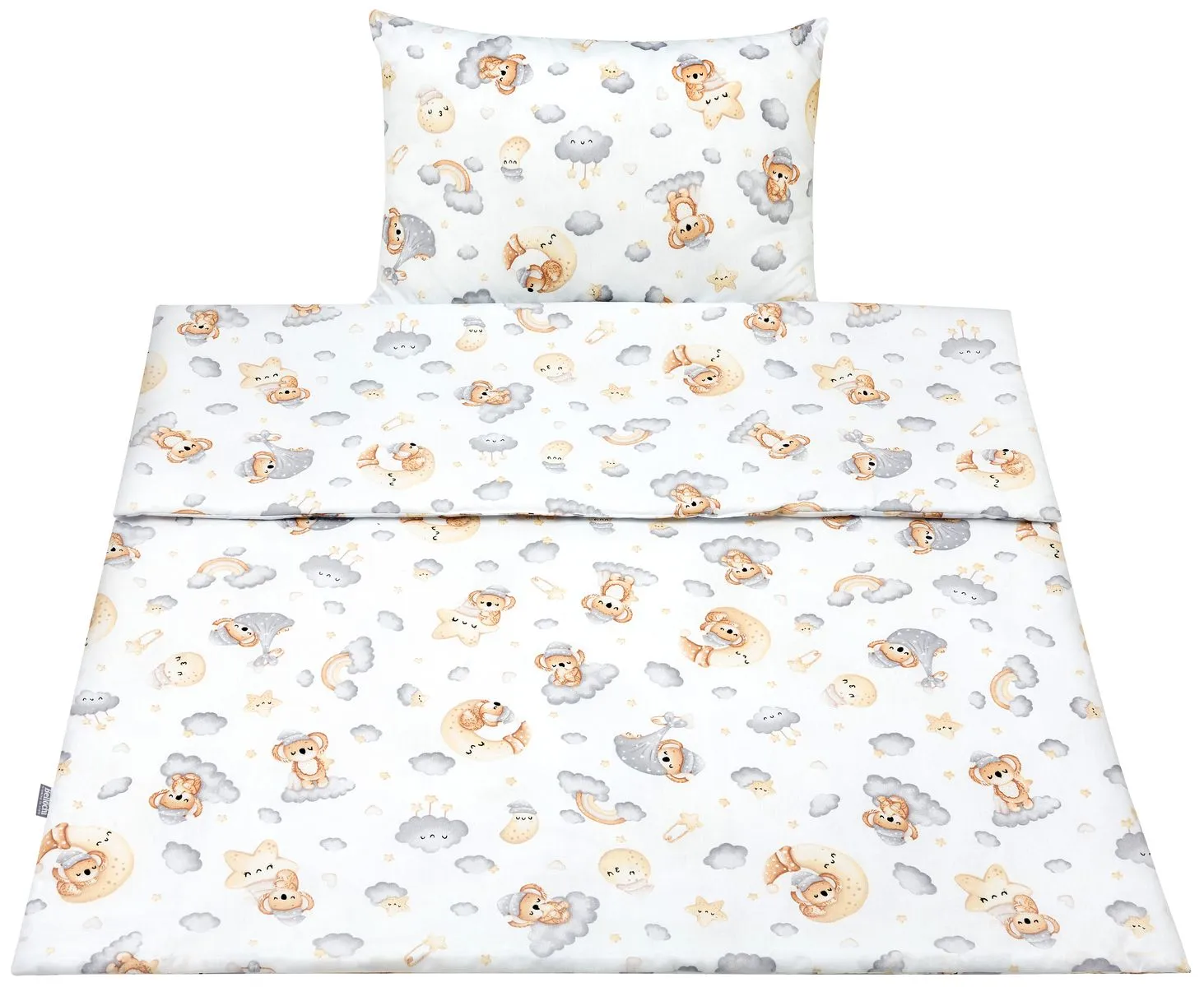 Ensemble de literie pour tout-petit en coton 2 pièces, housse de couette pour enfant 135×100 cm et taie d’oreiller 60×40 cm star bear Ensemble de literie pour tout-petit en coton 2 pièces, housse de couette pour enfant 135×100 cm et taie d’oreiller 60×40 cm star bear