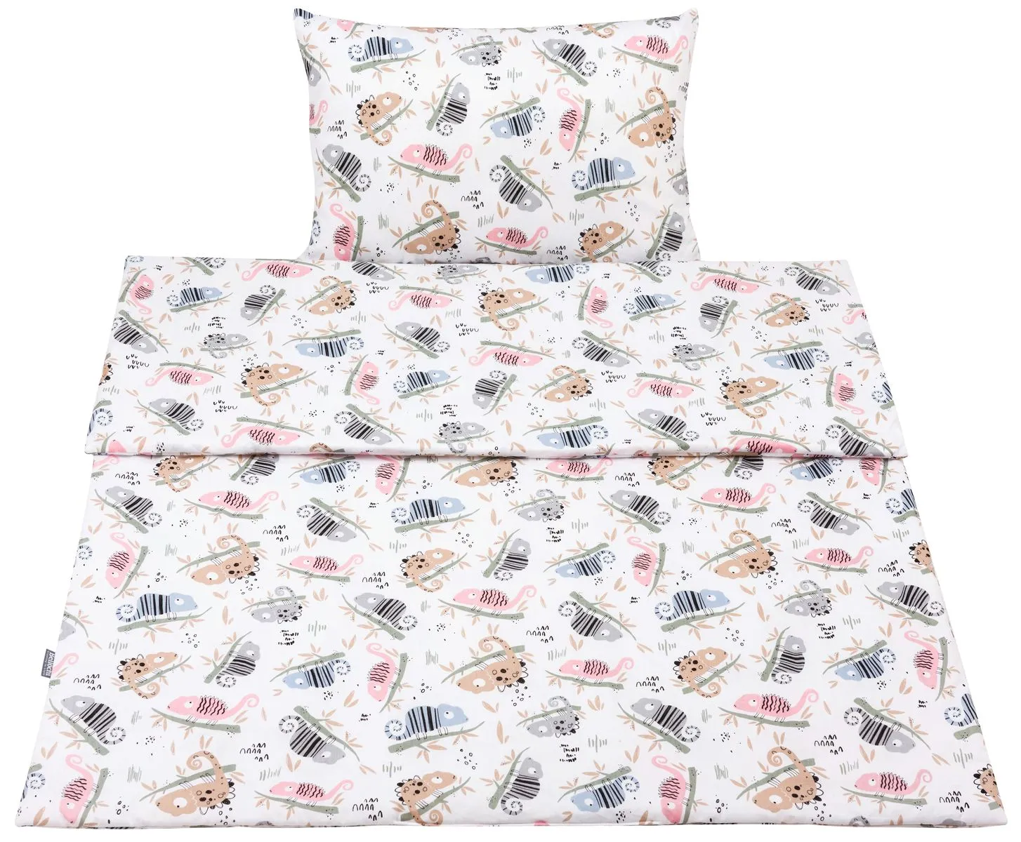 Ensemble de literie en coton pour tout-petit 2 pièces, housse de couette pour enfant 135×100 cm et taie d’oreiller 60×40 cm, chameleon habits Ensemble de literie en coton pour tout-petit 2 pièces, housse de couette pour enfant 135×100 cm et taie d’oreiller 60×40 cm, chameleon habits