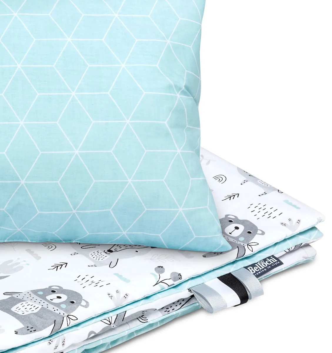 Ensemble de literie pour bébé 100×75 cm animaland Ensemble de literie pour bébé 100×75 cm animaland