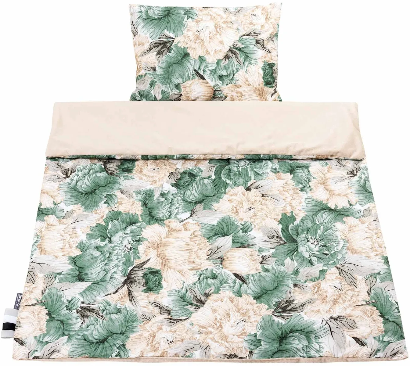 Ensemble de literie pour bébé 100×75 cm Beige Peony Ensemble de literie pour bébé 100×75 cm Beige Peony