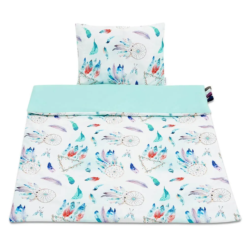 Ensemble de literie pour bébé : couette 100×75 et oreiller 40×30 cm cozy dream