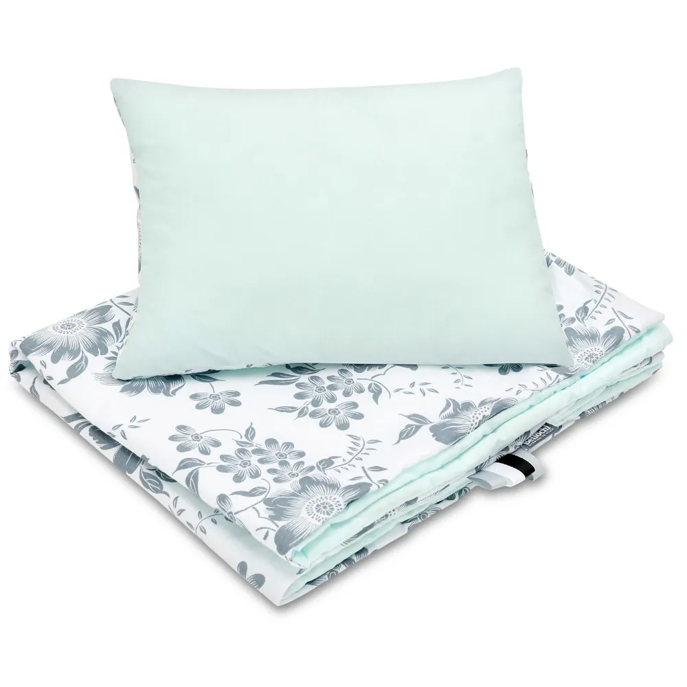 Ensemble de literie pour bébé 100×75 cm mint berry