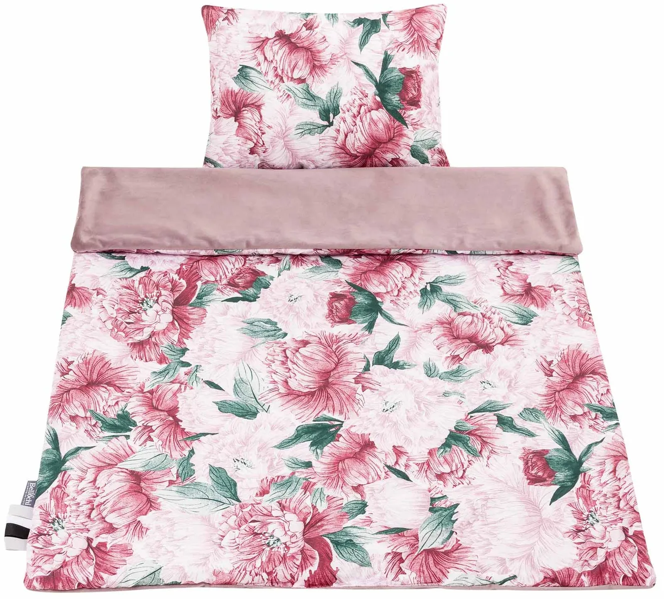 Ensemble de literie pour bébé 75×100 Pink Peony