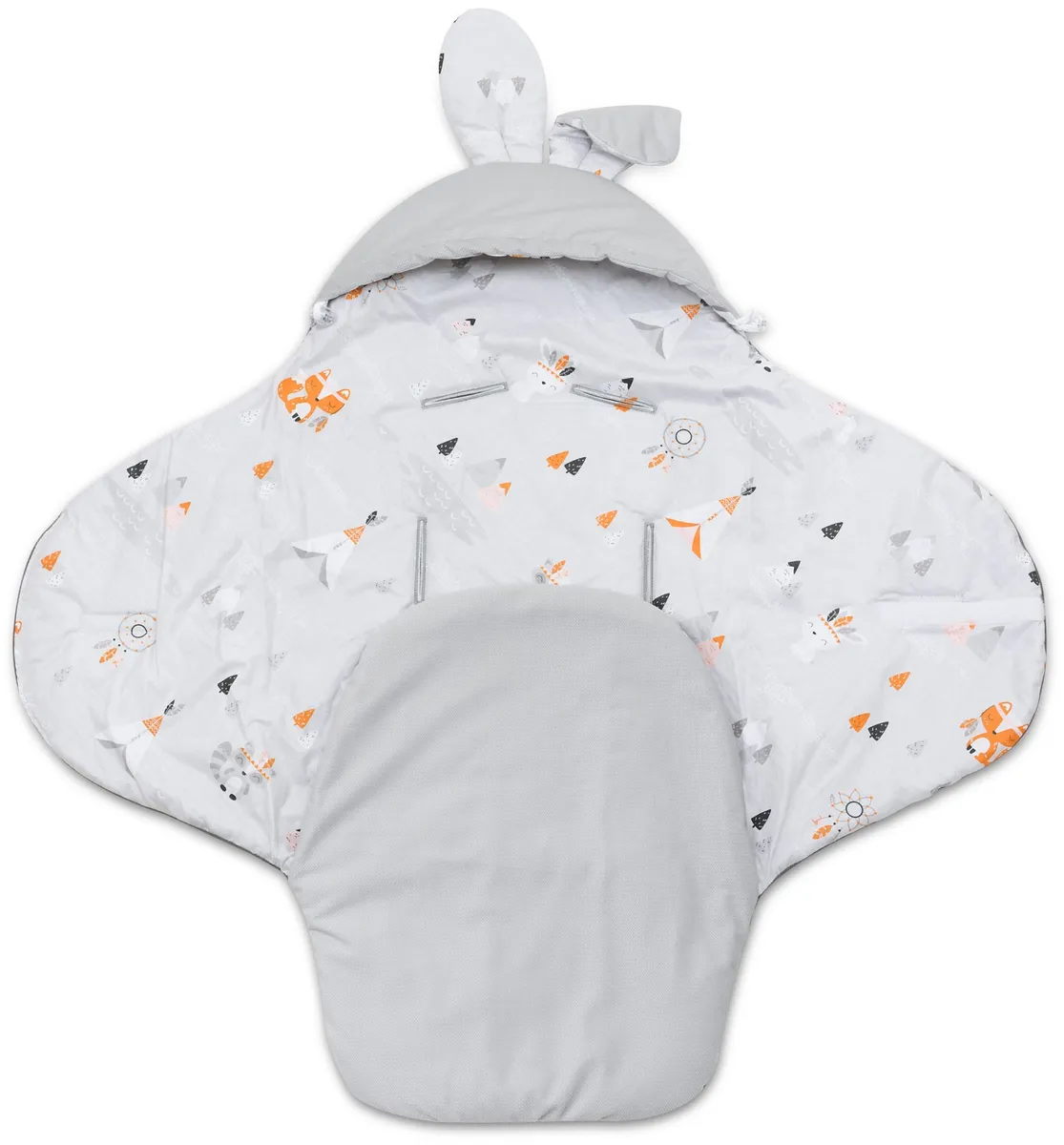 Couverture pour siège d’auto apanatschi gray