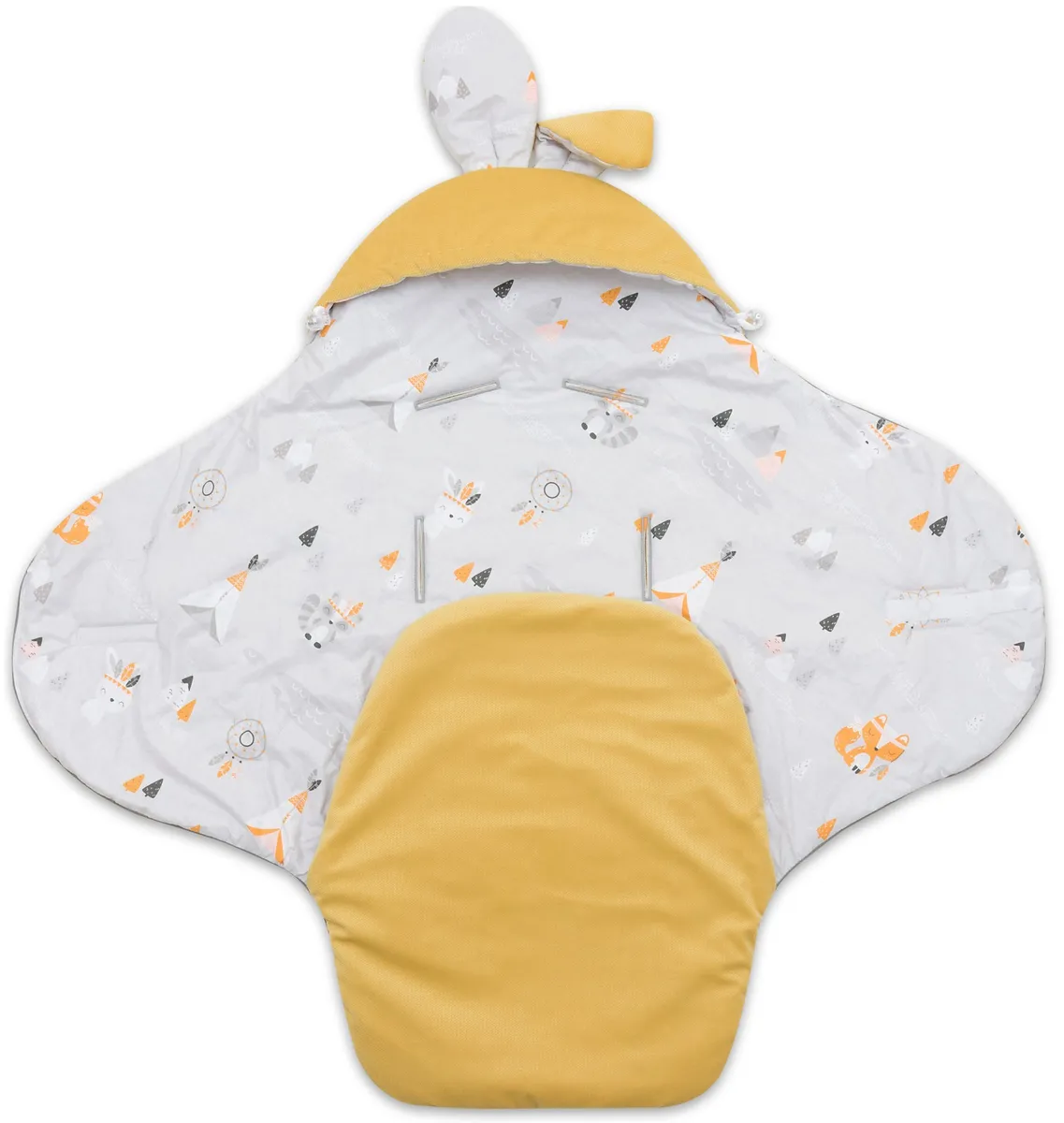 Couverture pour siège d’auto apanatschi yellow