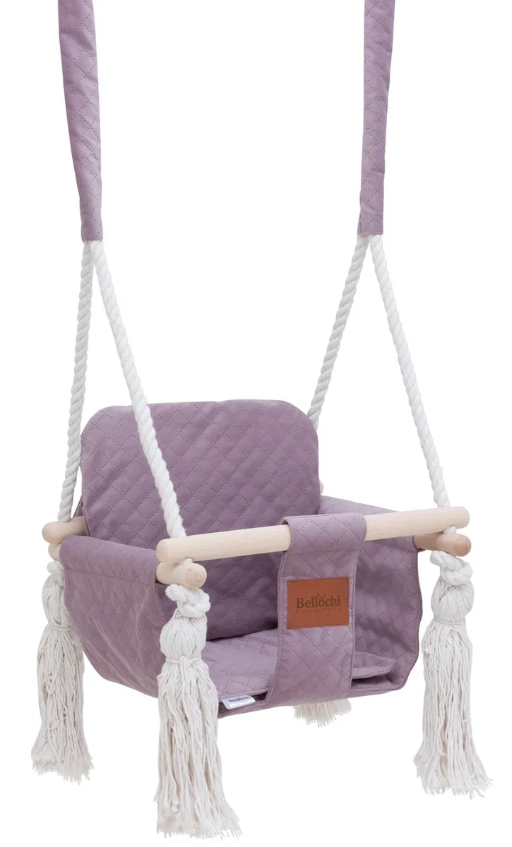 Balançoire pour bébé en velours, balançoire en bois pour enfants de 1 à 3 ans rose Balançoire pour bébé en velours, balançoire en bois pour enfants de 1 à 3 ans rose