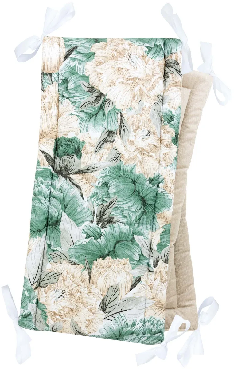 Protection de lit 180×30 cm Beige Peony