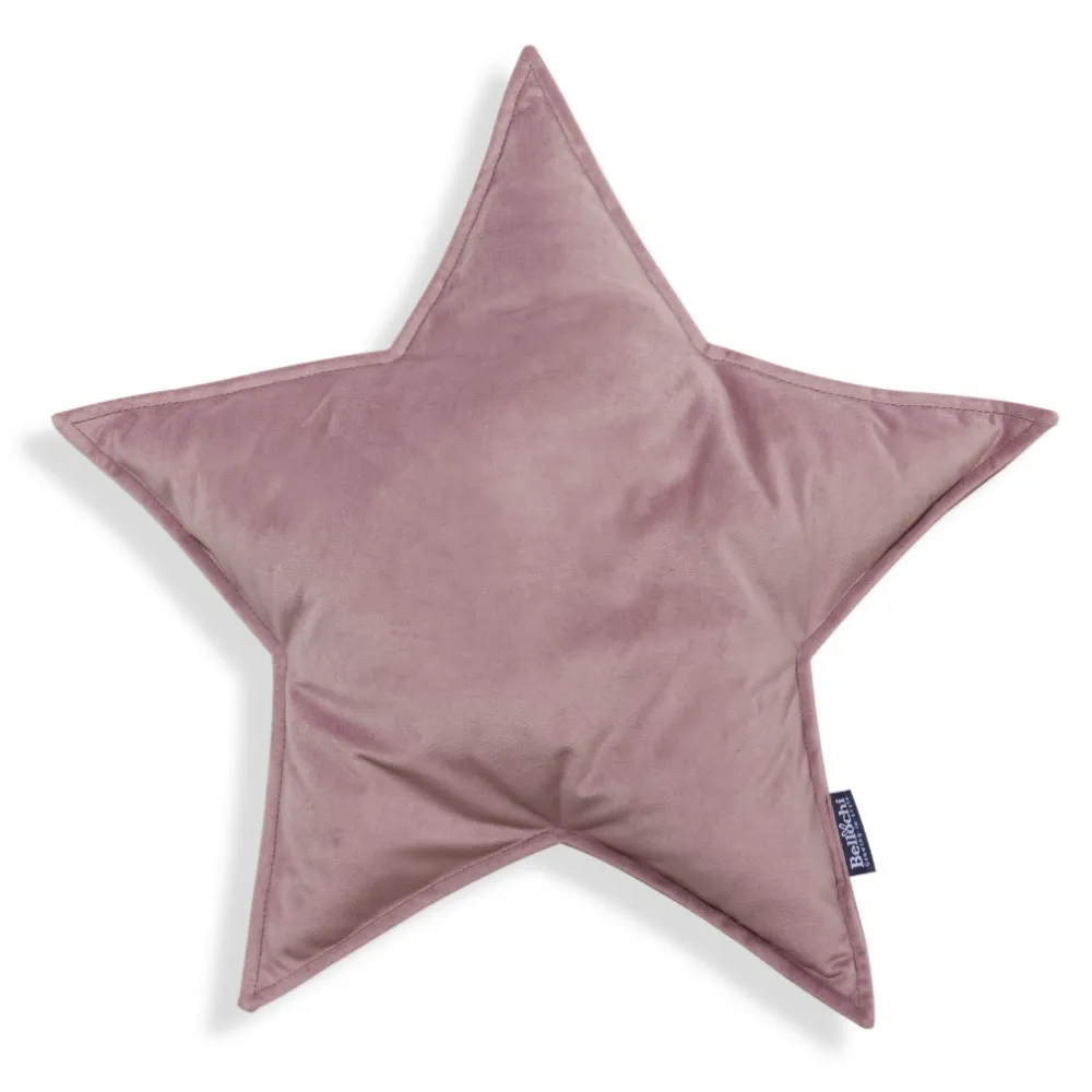 Coussin décoratif en forme d’ETOILE rose