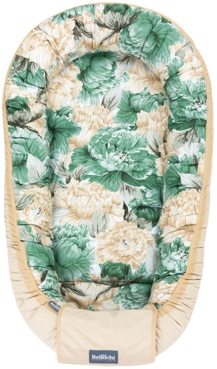 Cocon pour nouveau né 100×60 cm beige peony