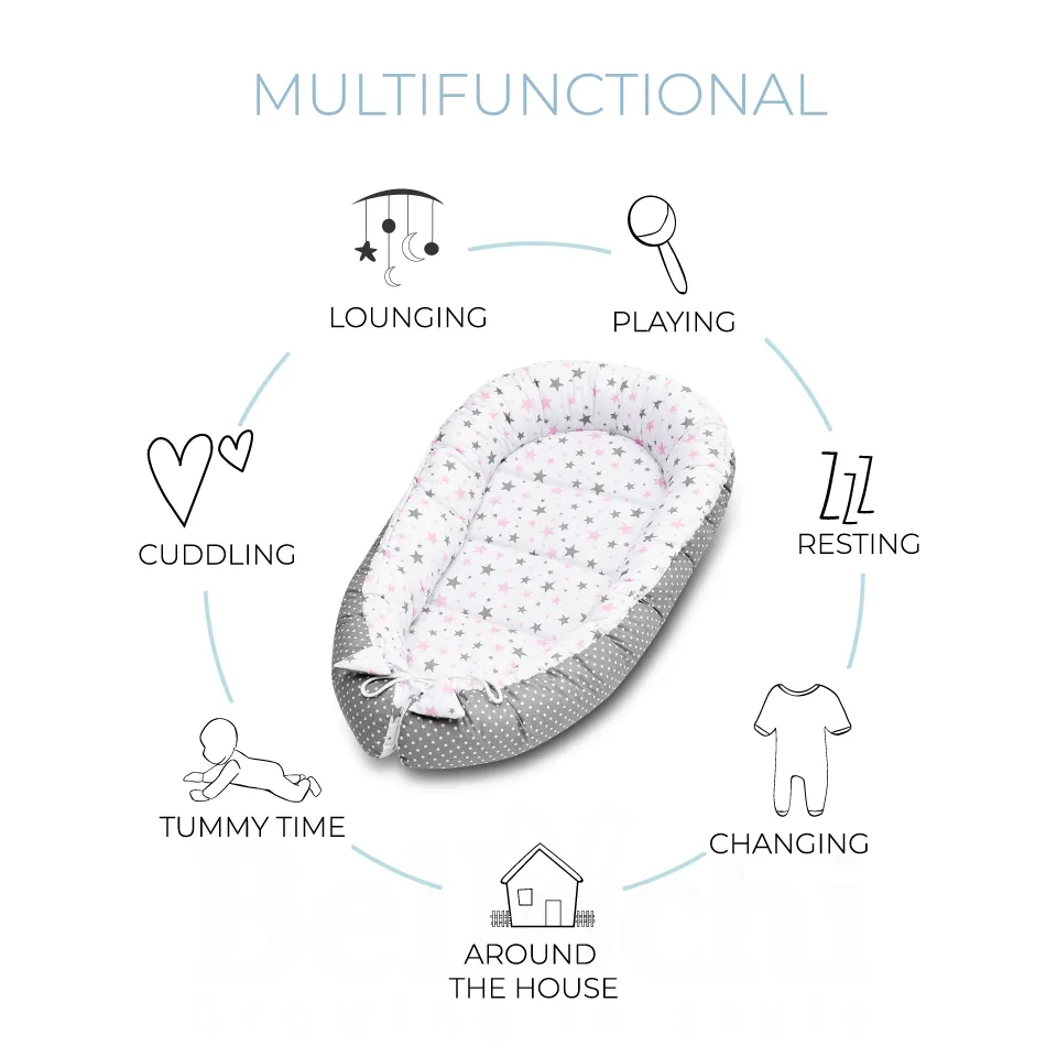 Cocon pour nouveau né 100×60 cm girl dream Cocon pour nouveau né 100×60 cm girl dream