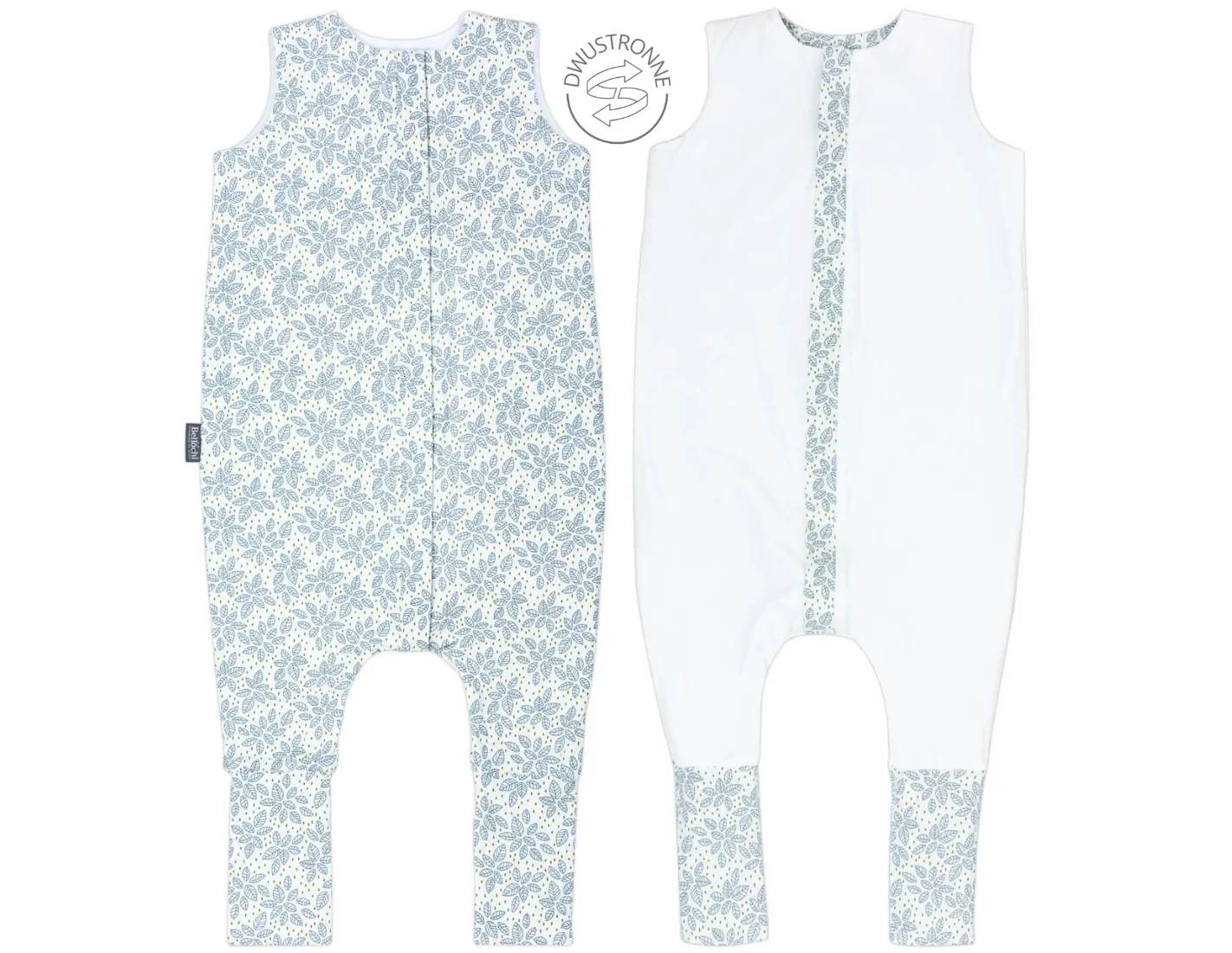 Sac de couchage double face avec pieds pour enfants de 1 à 2 ans TOG 2.5 bleu prairie