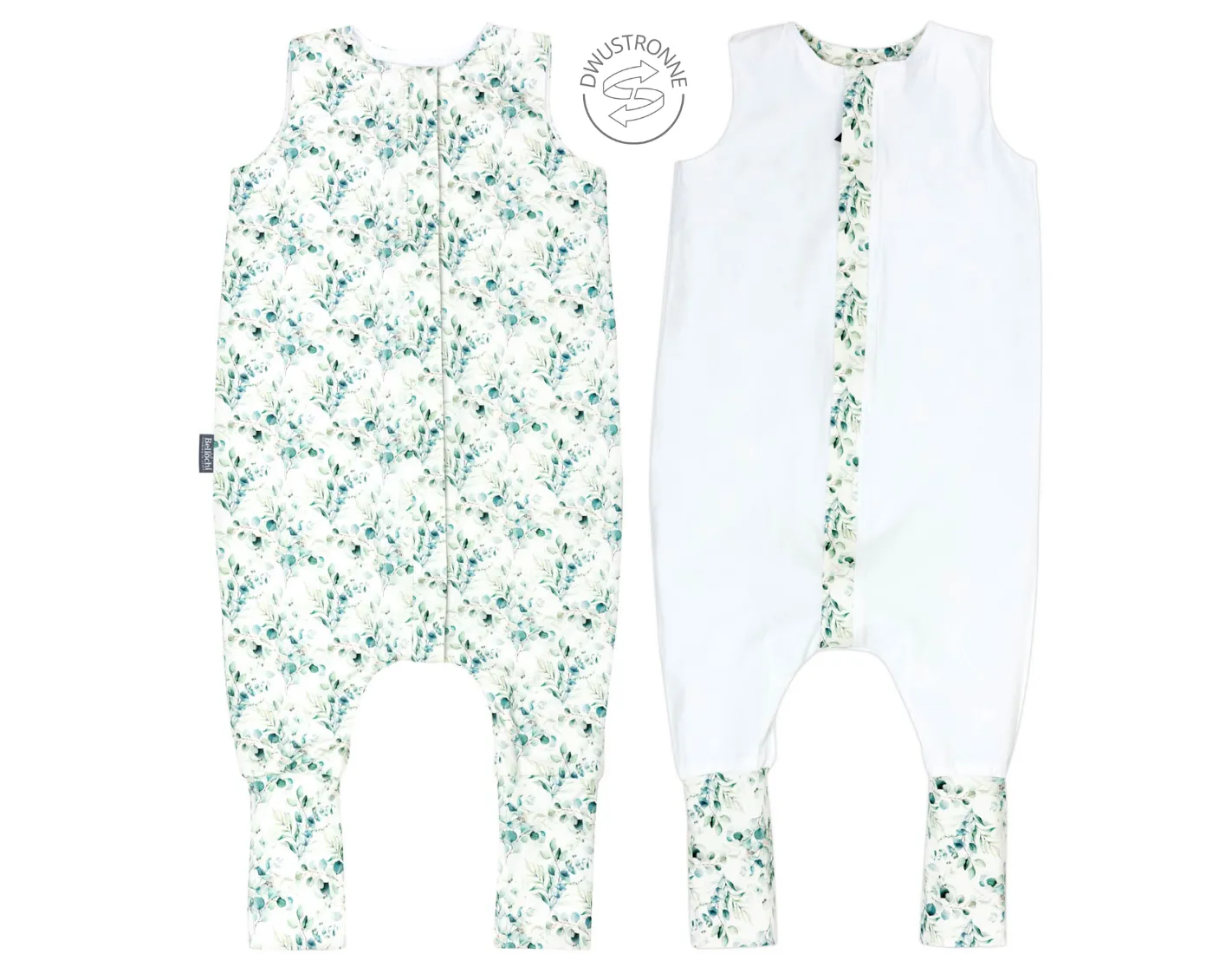 sac de couchage double face avec pieds pour enfants de 1 à 2 ans TOG 2.5 eucaleaf