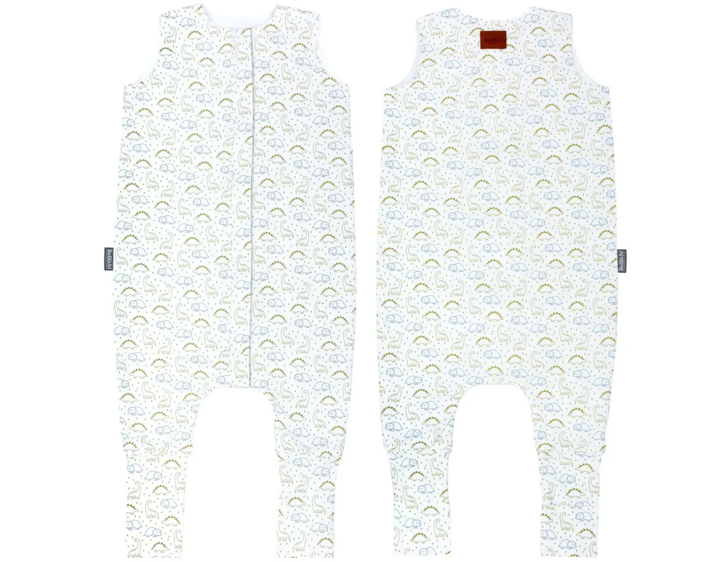 Sac de couchage double face avec pieds pour enfants de 1-2 ans TOG 2.5 dino heureux