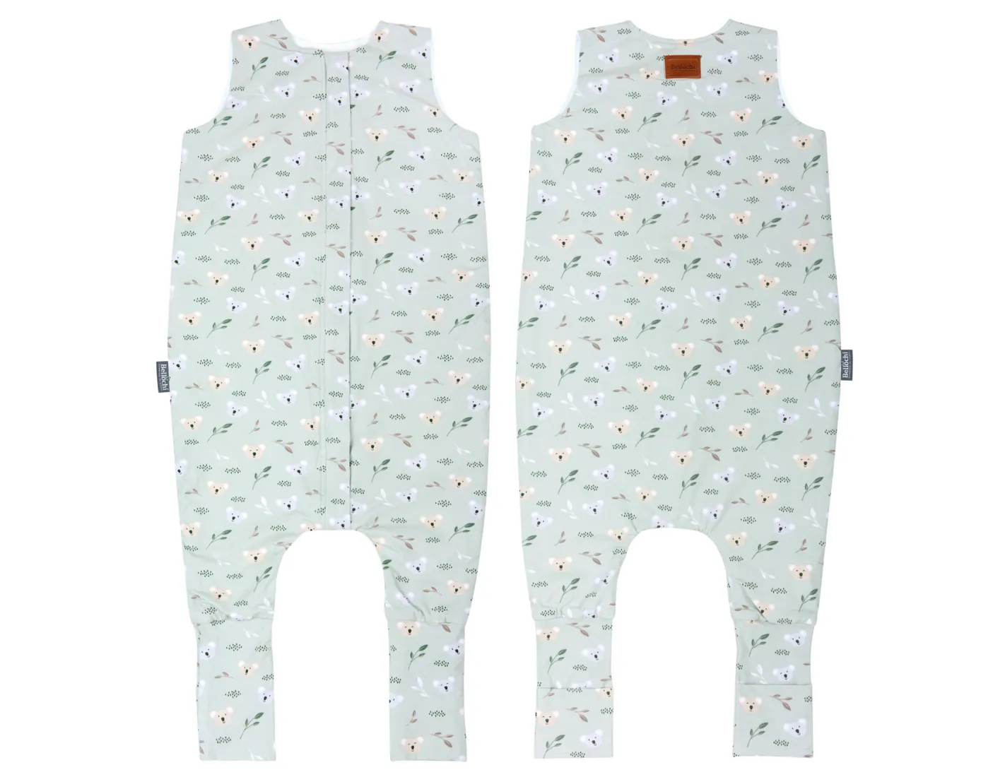 Sac de couchage double face avec pieds pour enfants de 1 à 2 ans TOG 2.5 koala menthe