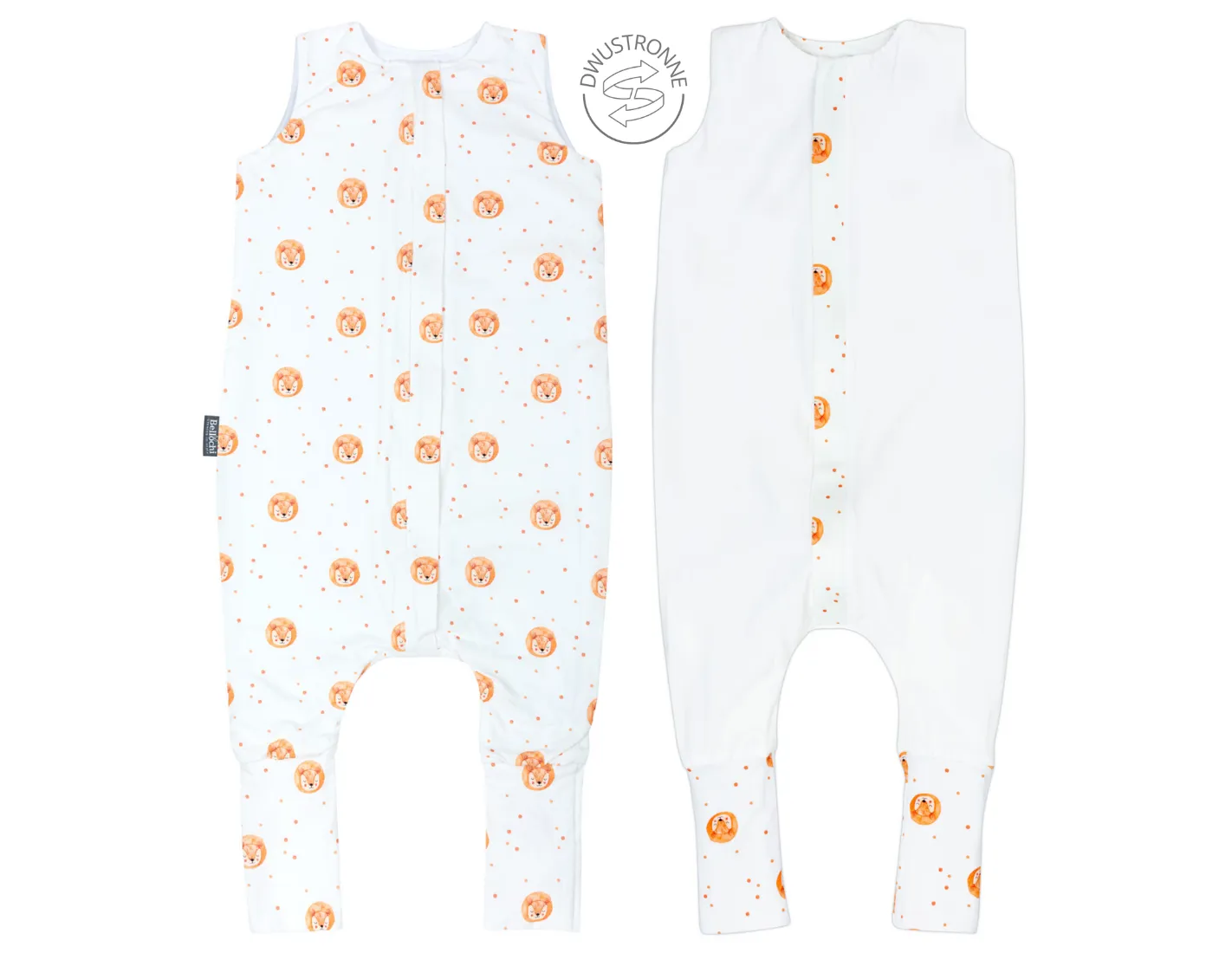 Sac de couchage double face avec pieds pour enfants de 1-2 ans TOG 2.5 lion world