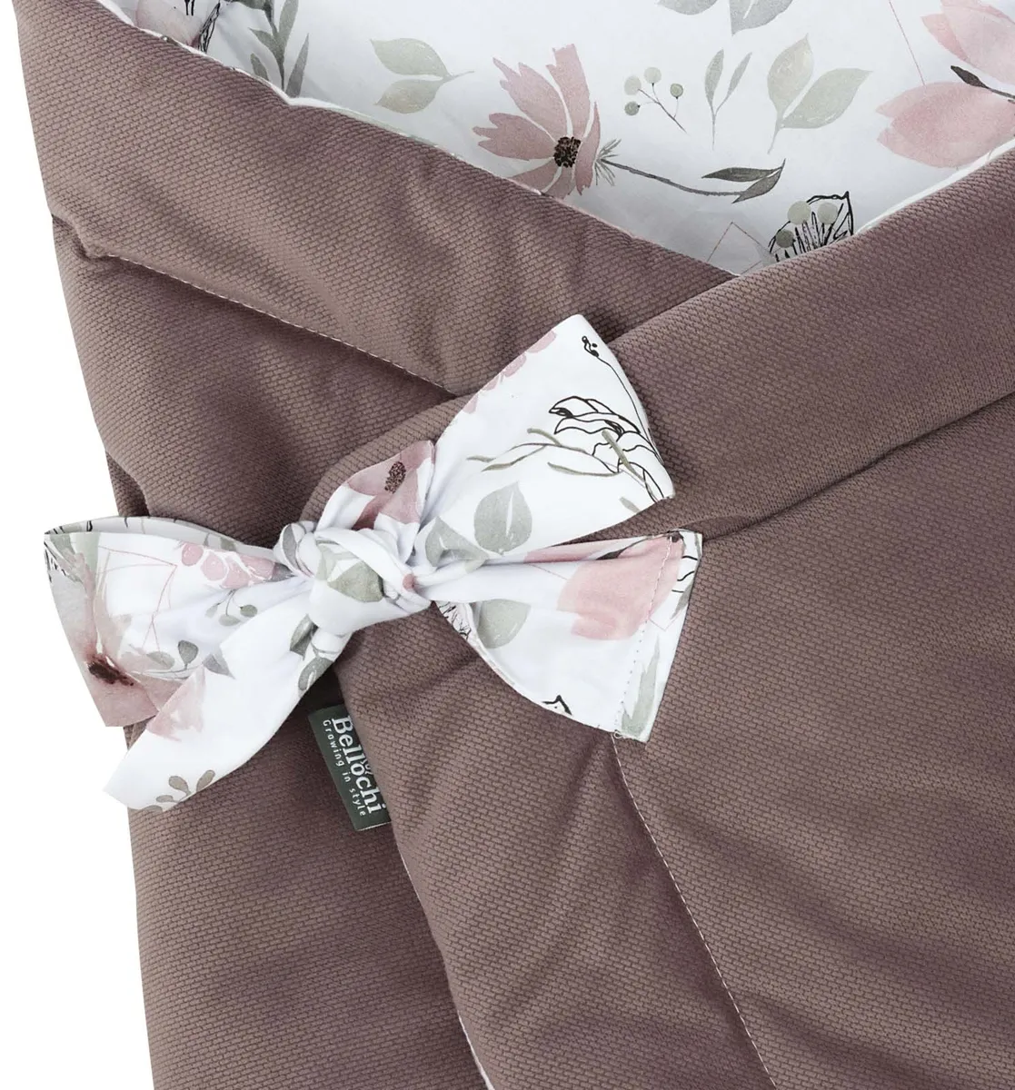 Nid d’ange pour bébé 75×75 cm choco fantasy