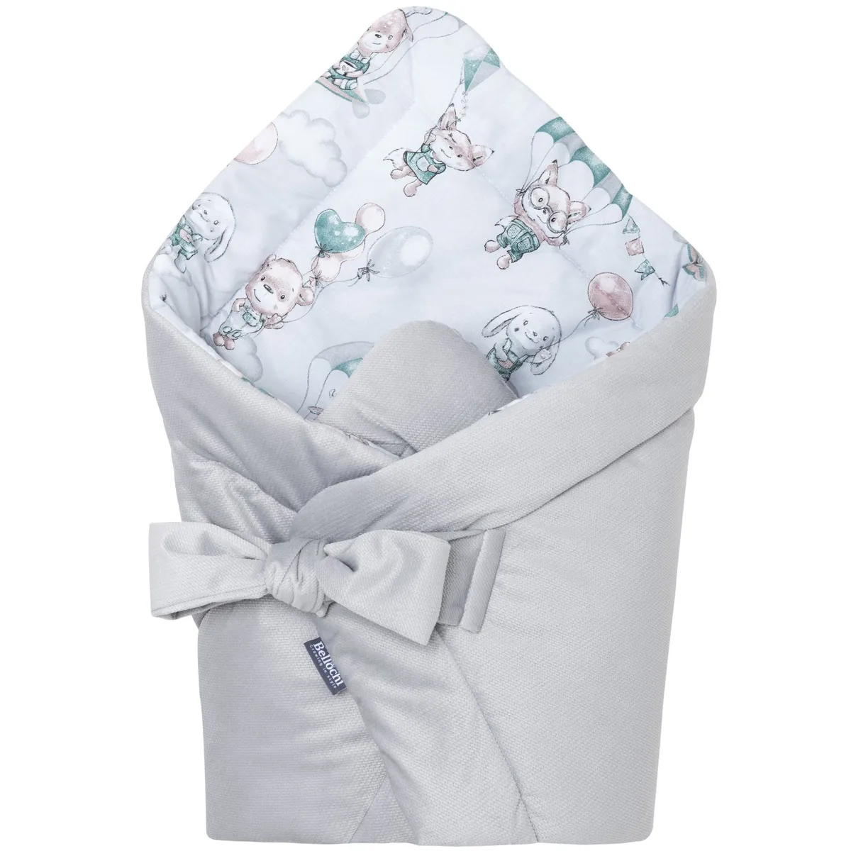 couvertures d'emmaillotage en coton et velours