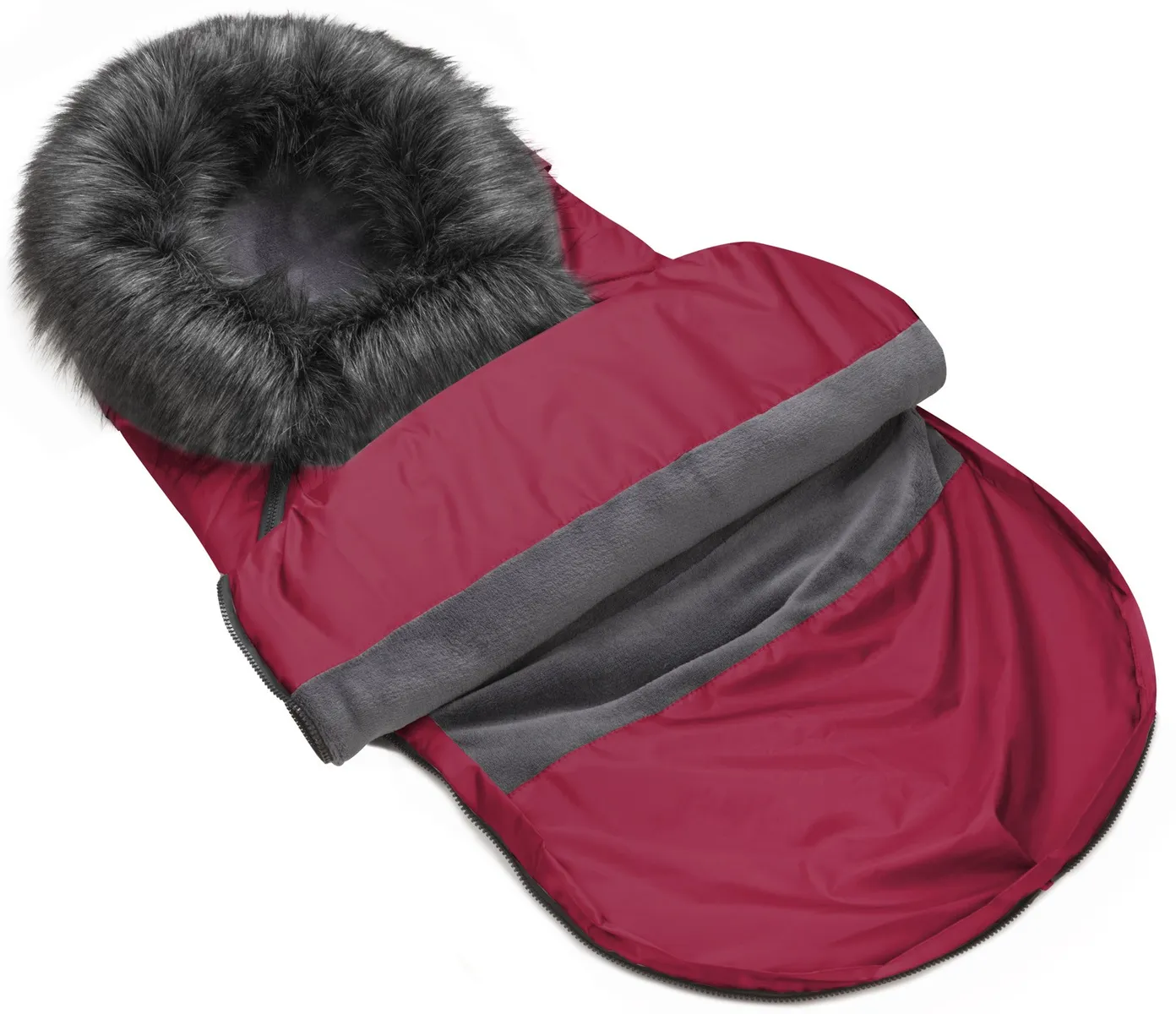 Gigoteuses Poussettes pour l’Hiver WINTER x-red wine