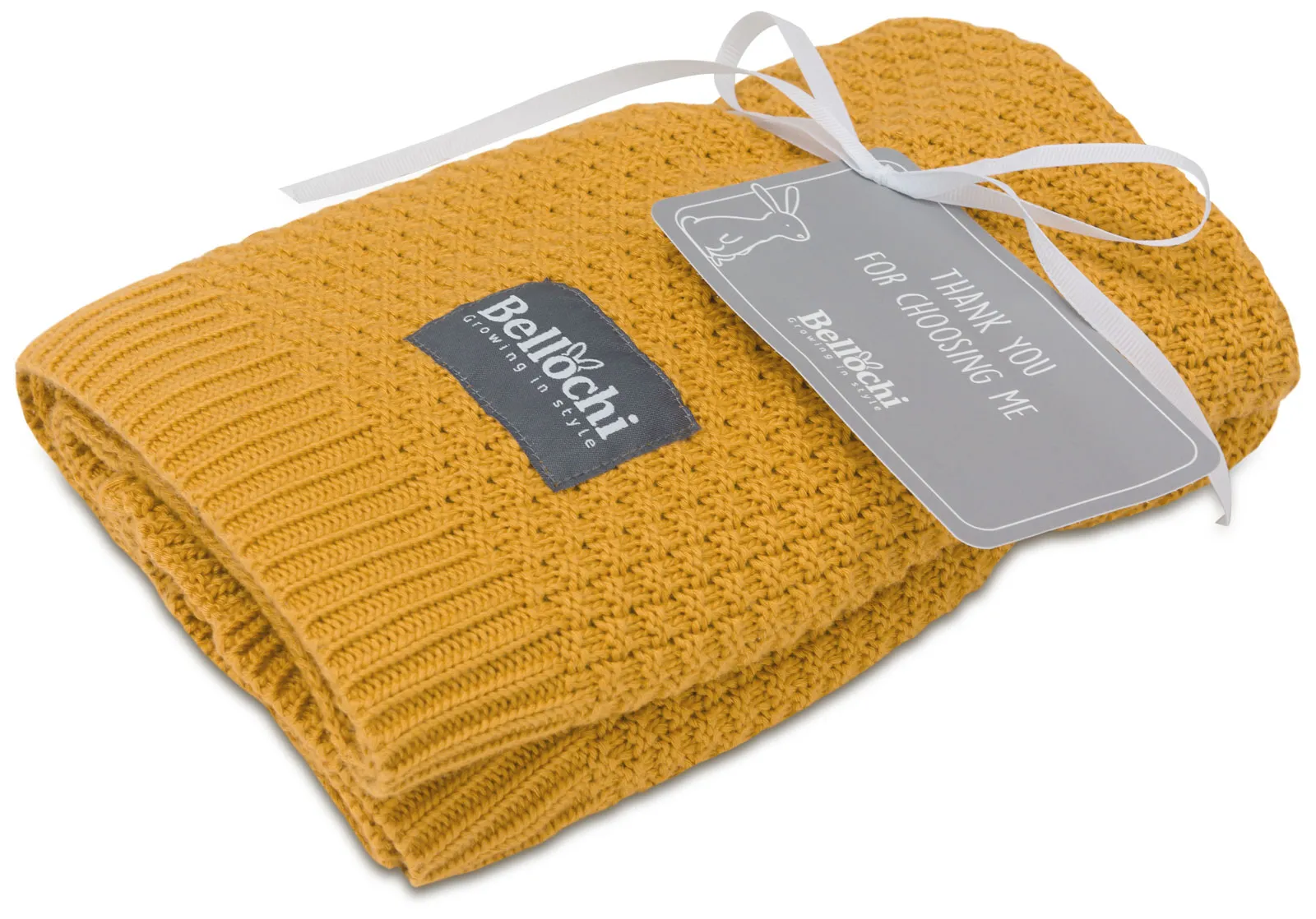 couverture en bambou 100×80 cm musta – jaune 100% fil de bambou